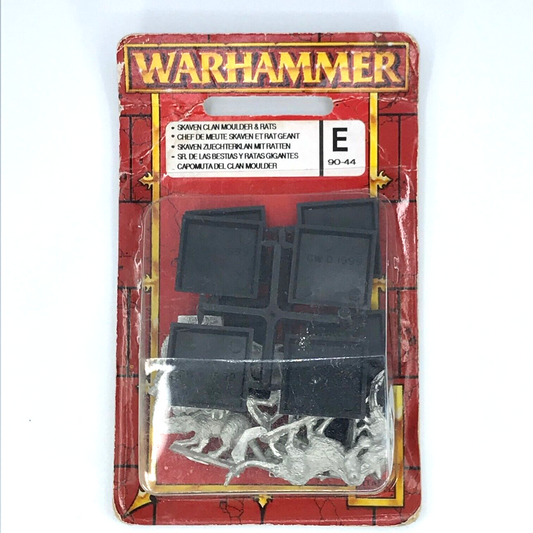 Classic Skaven Clan Moulder and Rats Blister - Warhammer Fantasy C2452