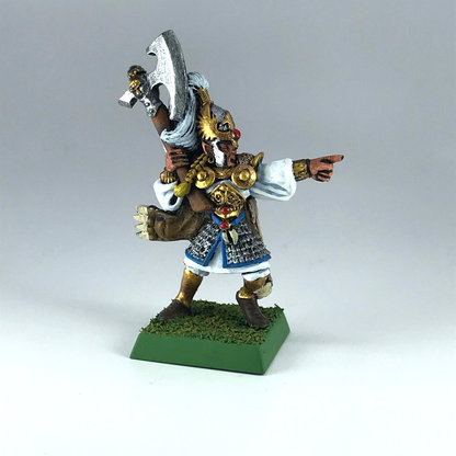 High Elves White Lion Champion - Painted - Warhammer Fantasy Metal X1453