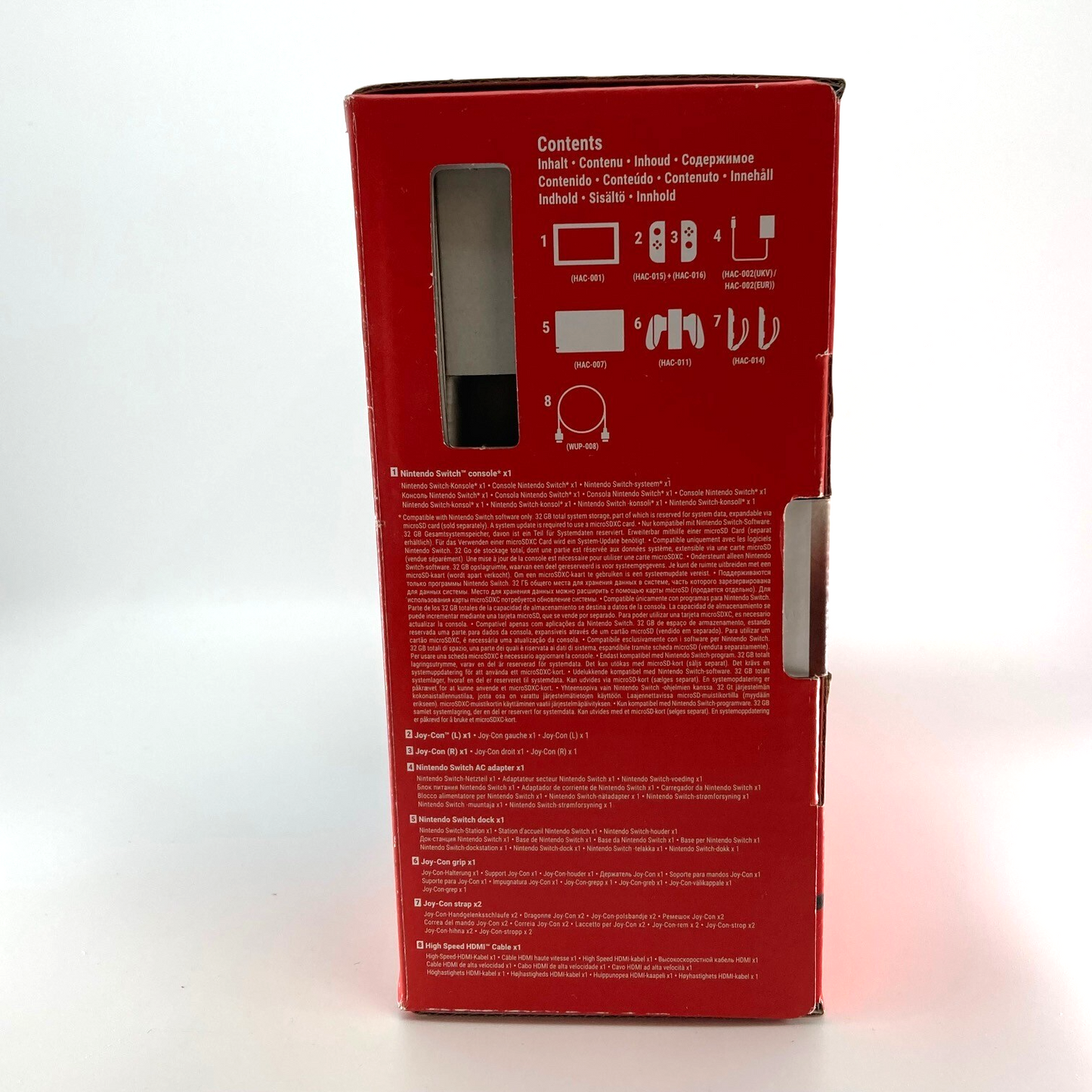 Nintendo Switch Console - With Original Box & Charger