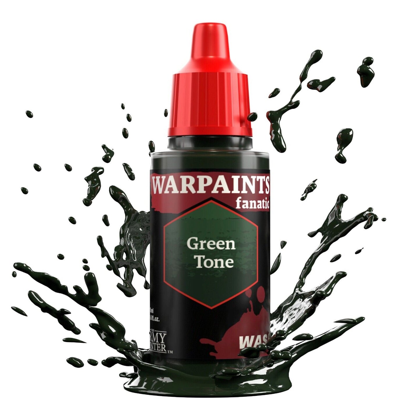 Green Tone Paint - Warpaints Fanatic Wash 18ml - The Army Painter