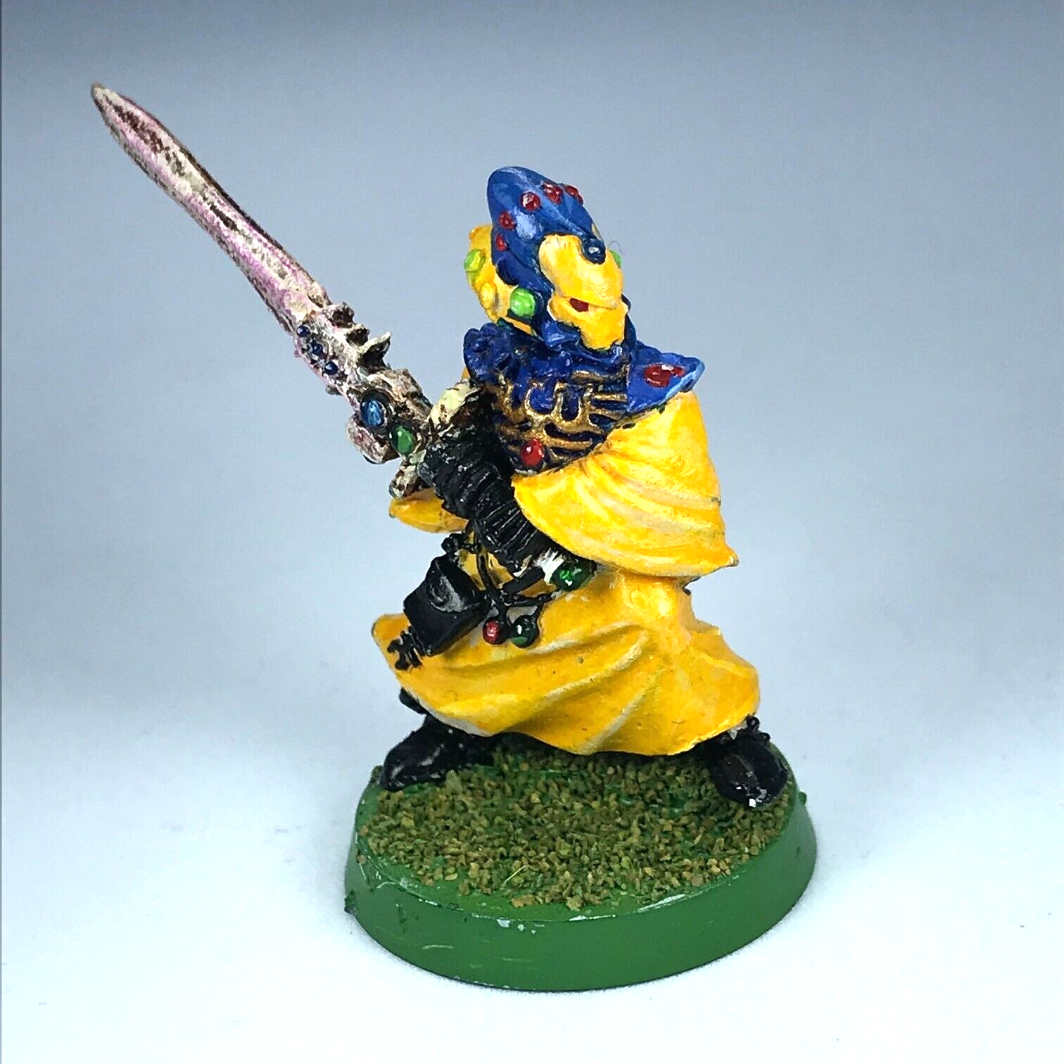 Classic metal eldar warlock - painted - warhammer 40k games workshop x869
