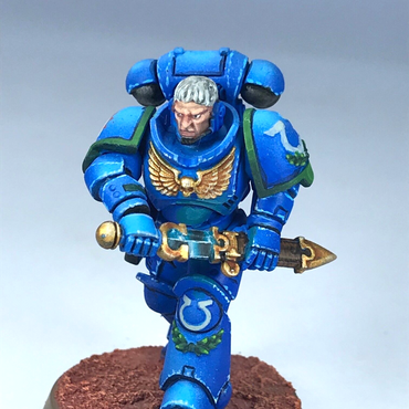 Lieutenant Calsius Ultramarines Space Marines - Painted - Warhammer 40K X1046