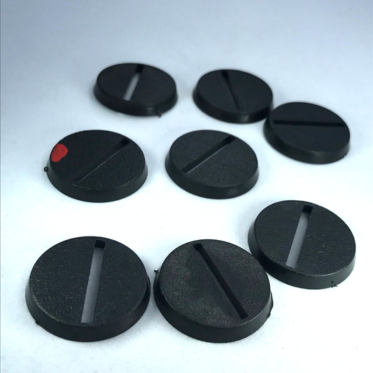 Original Games Workshop 25mm Slotta Bases Dated 1992 Warhammer 40K X9800