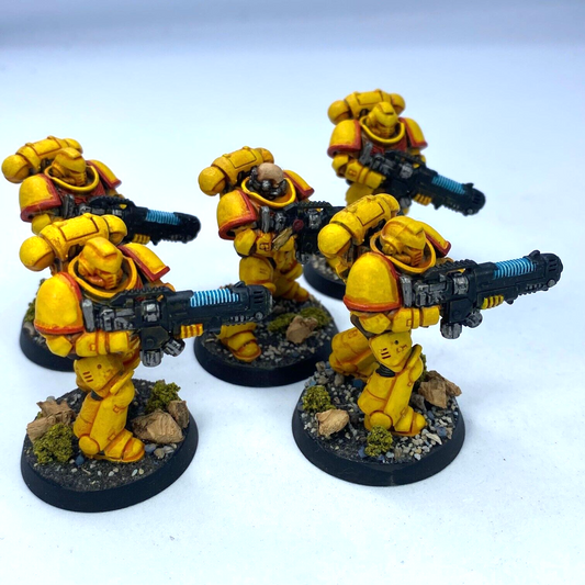 Primaris Hellblasters Imperial Fist Space Marine - Painted - Warhammer 40K C3124