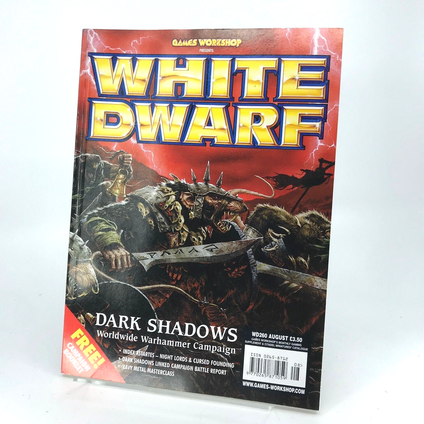 White Dwarf 260 Magazine Games Workshop Warhammer Fantasy 40,000 40K M450