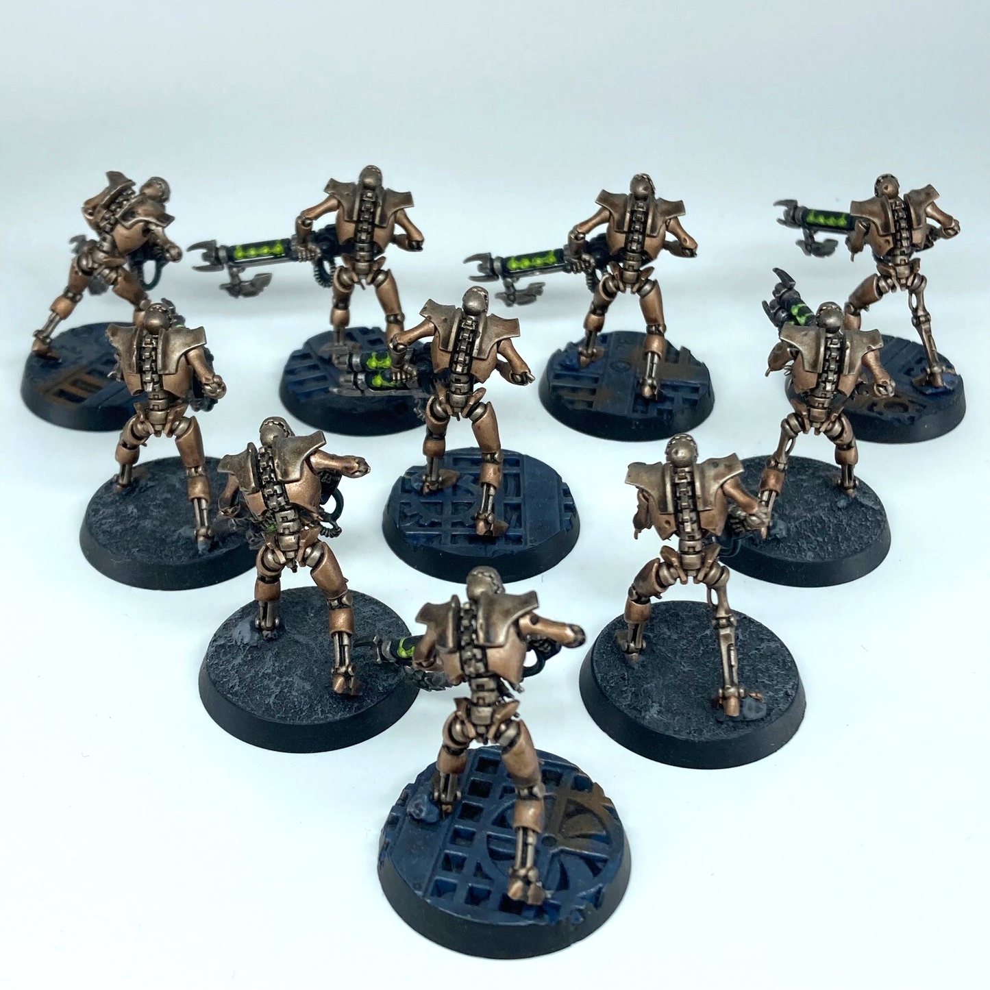 Necron Warriors Squadron - Necrons - Painted Warhammer 40K Games Workshop C2529