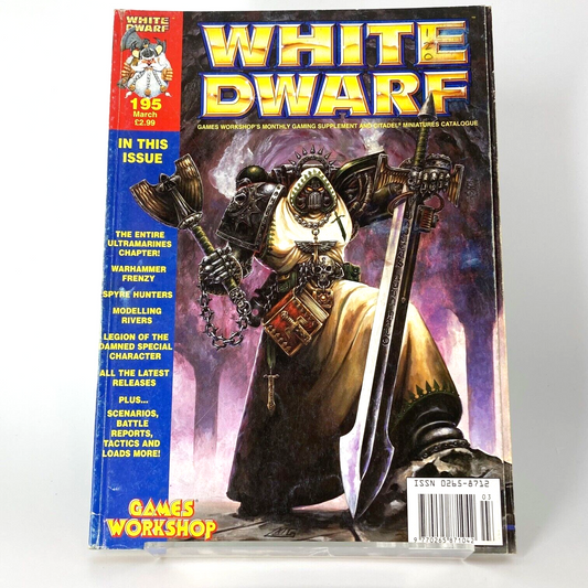 White Dwarf 195 Magazine Games Workshop Warhammer Fantasy 40,000 40K M1076