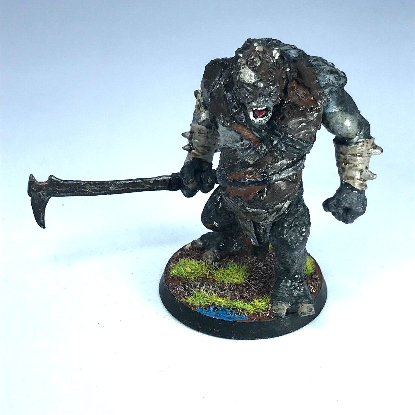 Hill Troll Chieftain Buhrdur - LOTR Warhammer / Lord of the Rings Painted Metal