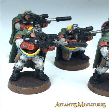 Painted Blood Angel Scout Sniper Squad Space Marine - Warhammer 40K C983