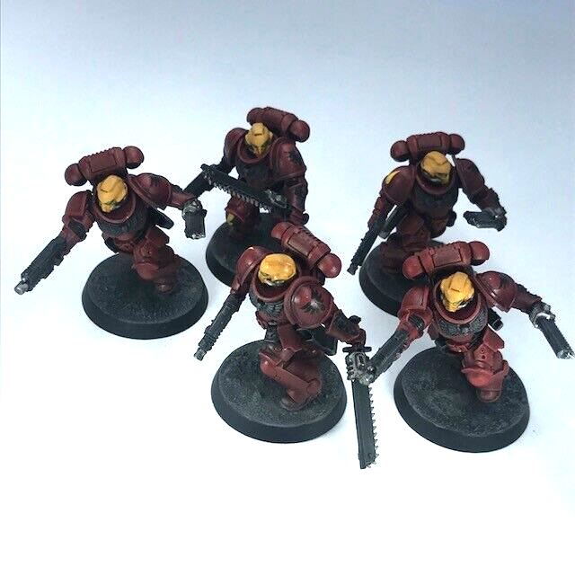 Blood Angels Assault Intercessors Space Marines - Painted - Warhammer 40K C3600