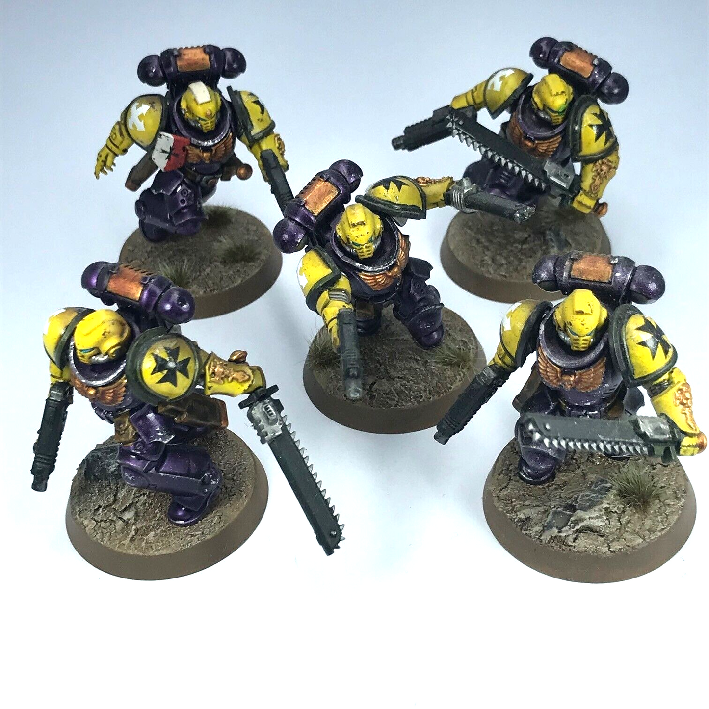 Space Marine Primaris Assault Intercessors - Painted - Warhammer 40K C320