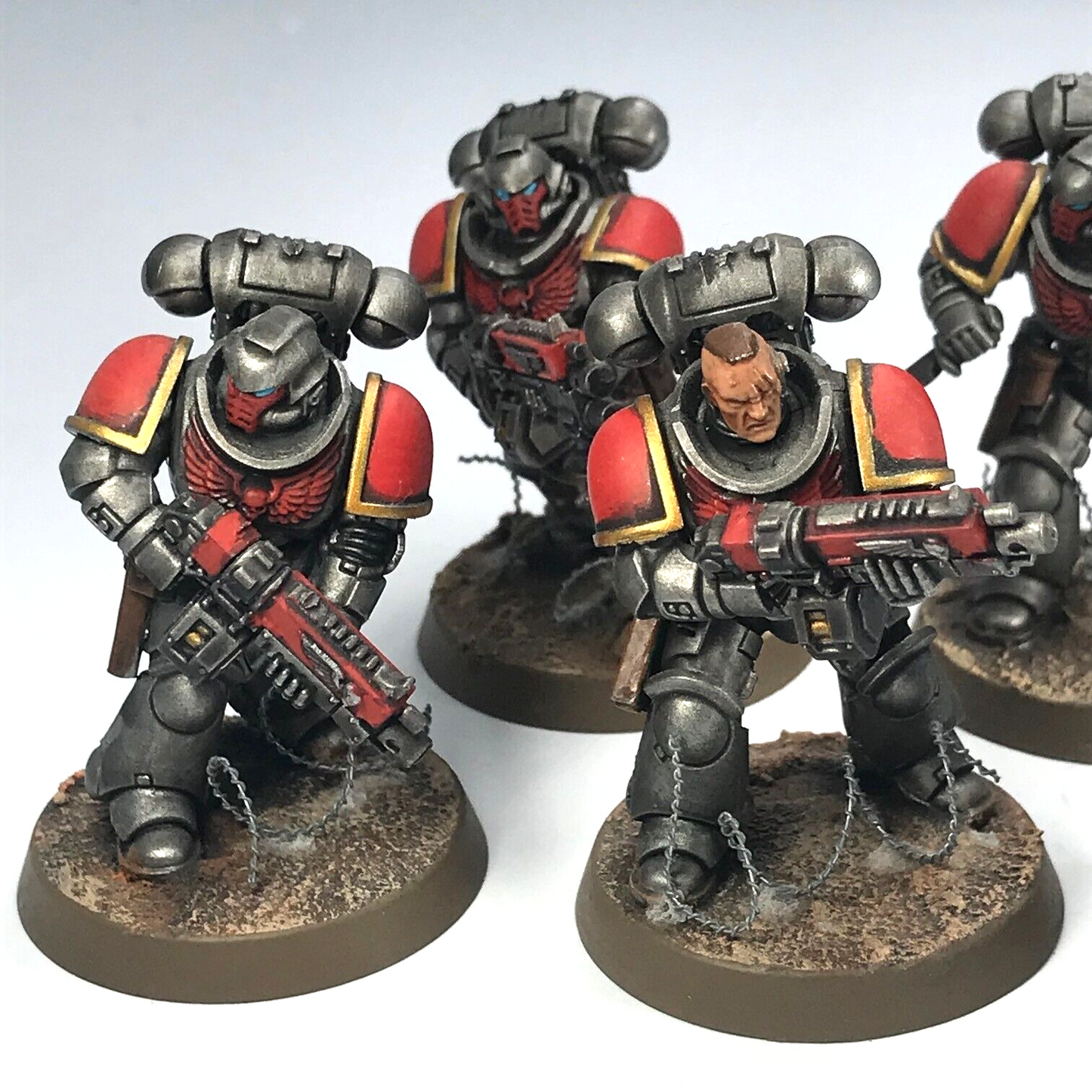 Space Marines Primaris Heavy Intercessors Squad - Painted - Warhammer 40K C2525