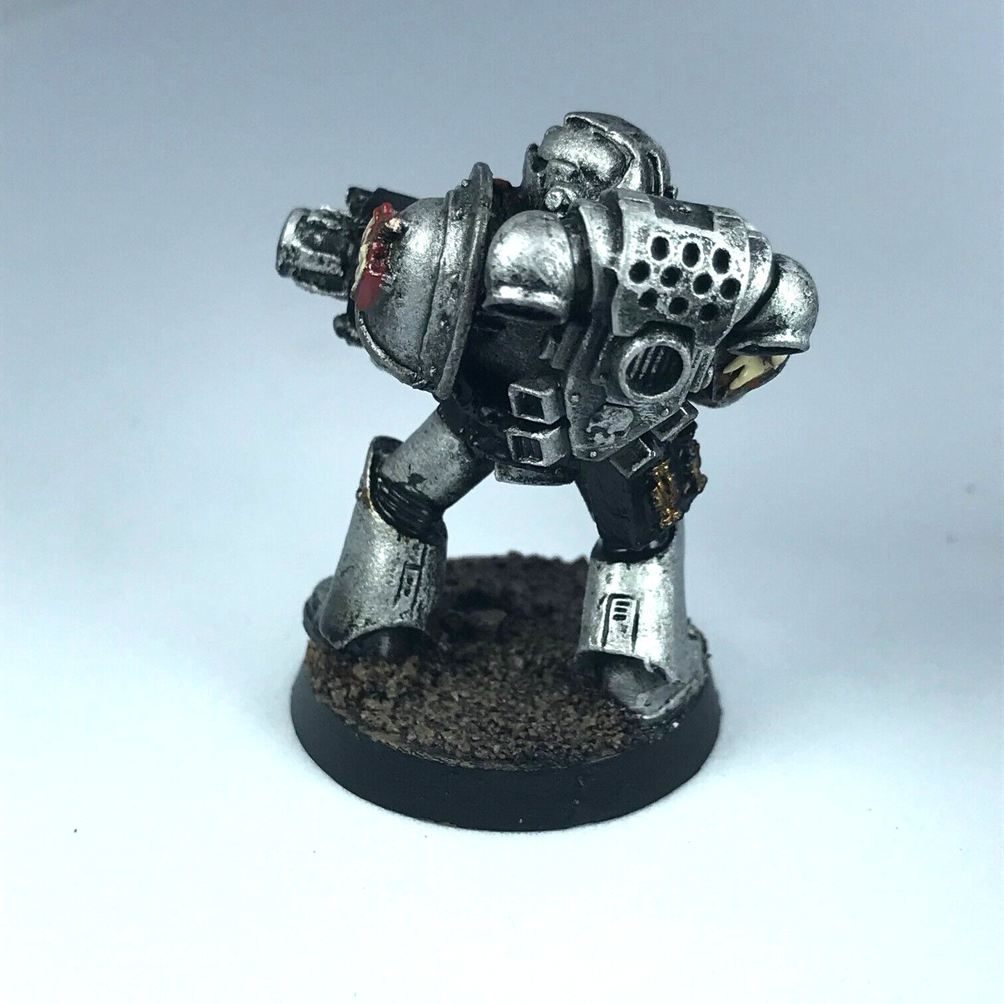 Metal Classic Grey Knight With Psycannon Space Marine - Warhammer 40K X11380