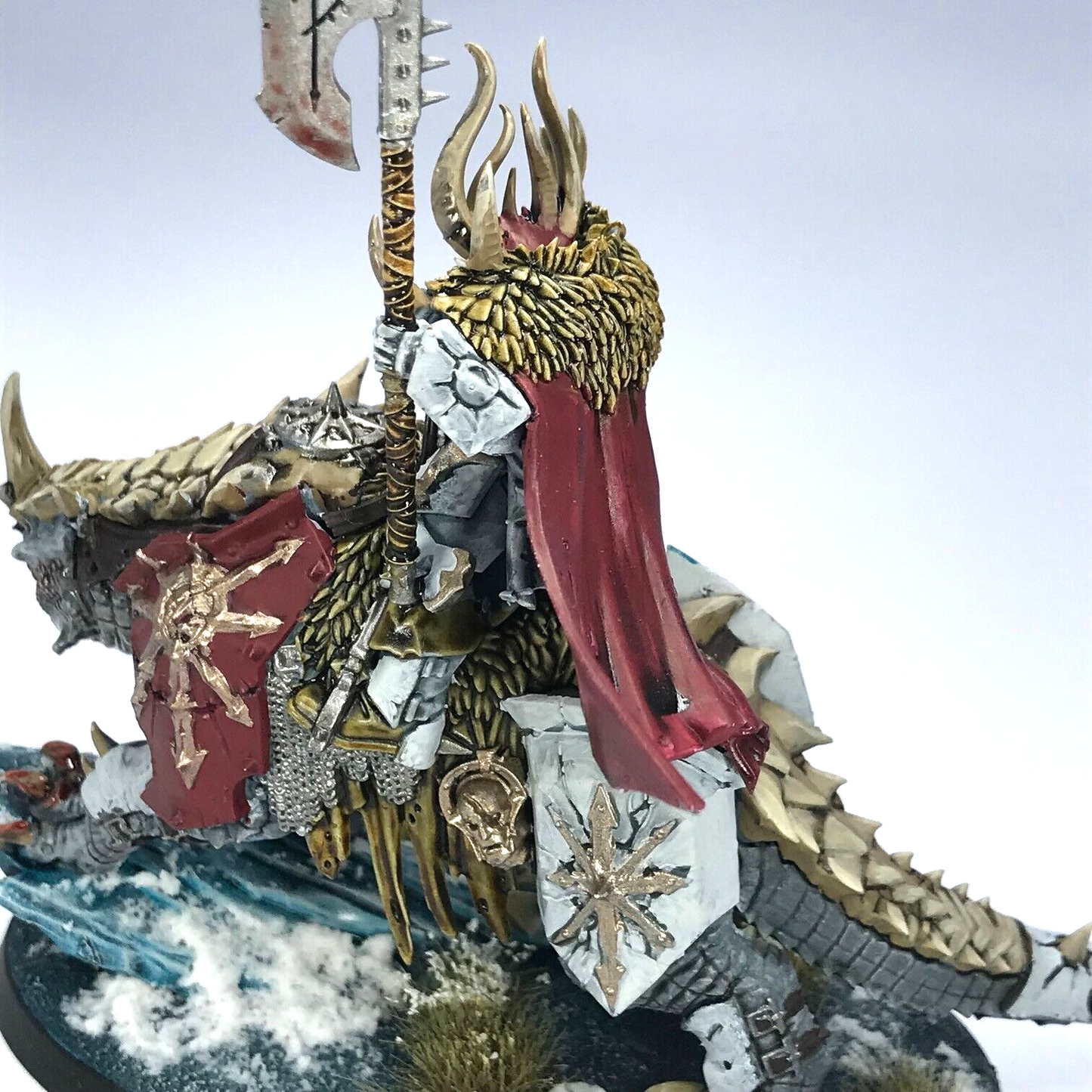 Chaos Lord on Karkadrak Warriors of Chaos - Painted - Warhammer Age of Sigmar