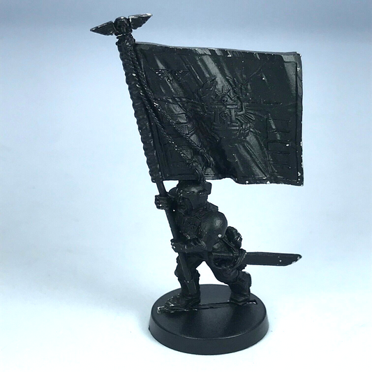 Metal Imperial Guard Cadian Standard Bearer Command - Warhammer 40K X9525