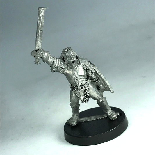 Metal Uruk Hai Captain Command - LOTR / Warhammer / Lord of the Rings X4135