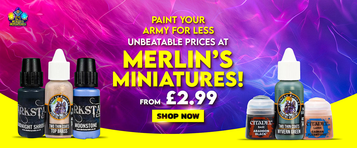 New & Used Warhammer, Wargaming & Hobby Supplies | Merlins Miniatures