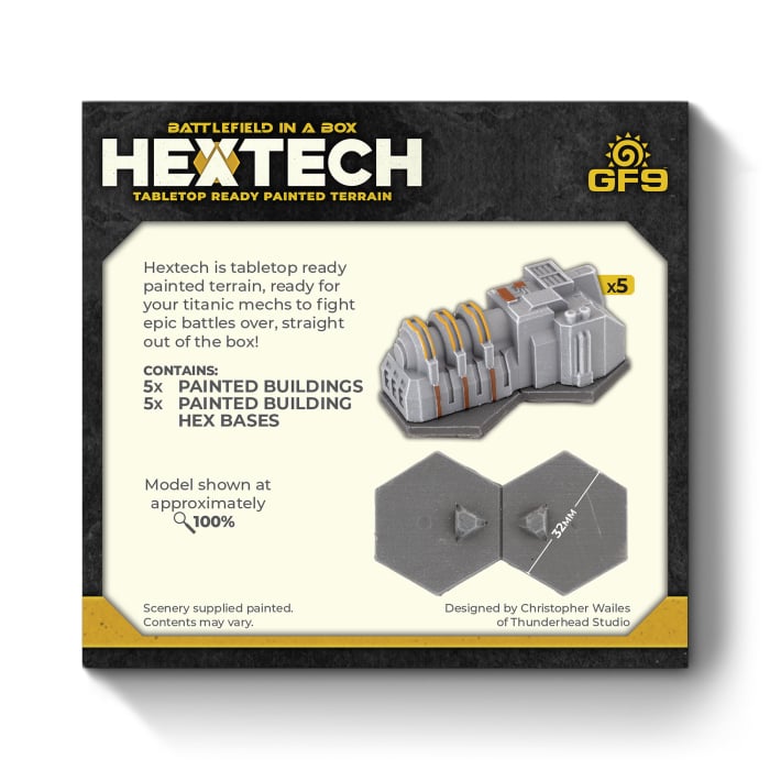Pre-order: Forward Operating Base: Generator Farm - Pre-Painted Terrain - Hextech - Brand New