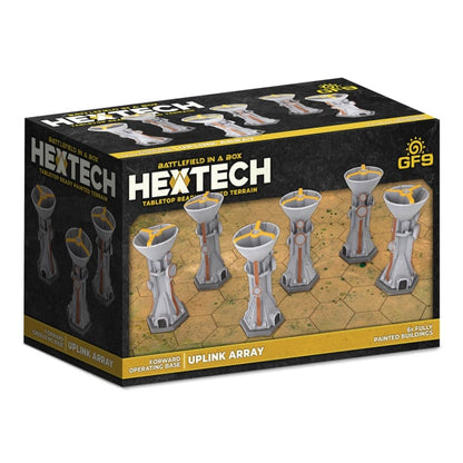Pre-order: Forward Operating Base: Uplink Array - Pre-Painted Terrain - Hextech - Brand New