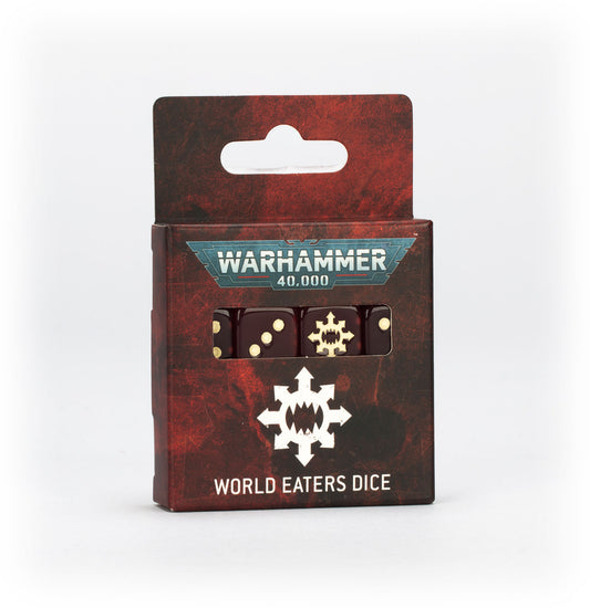 Pre-Order: World Eaters Dice Set - Brand New - Warhammer 40K Games Workshop