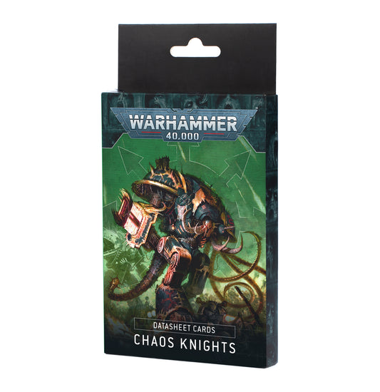 Pre-Order: Chaos Knights Datasheet Cards - Brand New - Warhammer 40K Games Workshop