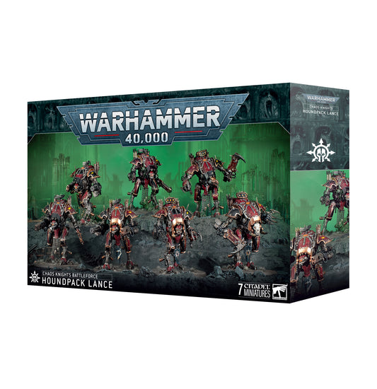 Pre-Order: Chaos Knights Battleforce - Houndpack Lance - Brand New - Warhammer 40K Games Workshop