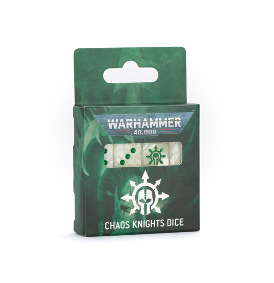 Pre-Order: Chaos Knights Dice Set - Brand New - Warhammer 40K Games Workshop