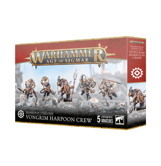 Pre-Order: Vongrim Harpoon Crew - Kharadron Overlords - Brand New - Warhammer Age Of Sigmar GW