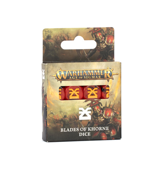 Pre-Order: Blades Of Khorne Dice Set - Brand New - Warhammer Age Of Sigmar GW