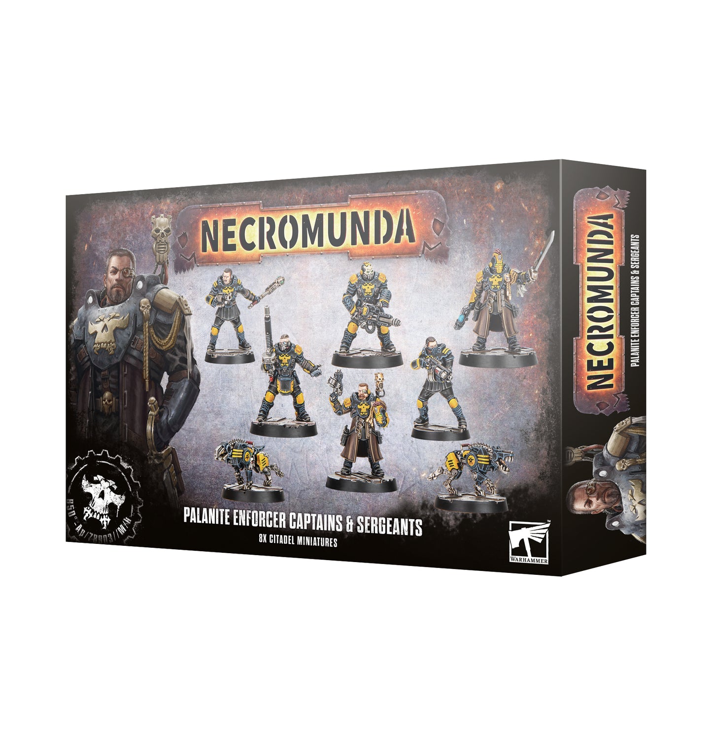 Pre-order: Necromunda Palanite Enforcer Captains & Sergeants - Warhammer Games Workshop