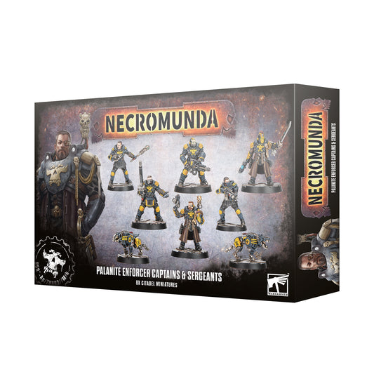 Pre-order: Necromunda Palanite Enforcer Captains & Sergeants - Warhammer Games Workshop