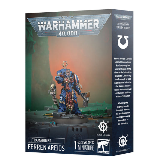 Pre-order: Captain Ferren Areios - Ultramarine - Black Library Miniature