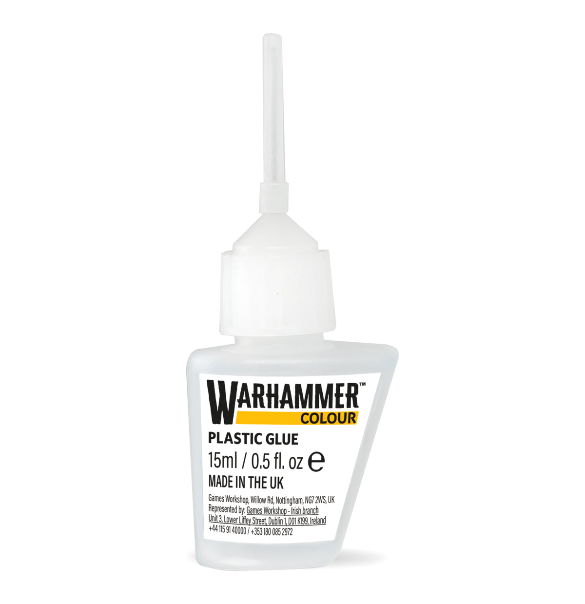 Warhammer Colour Plastic Glue Bottle - Games Workshop Warhammer - Brand New