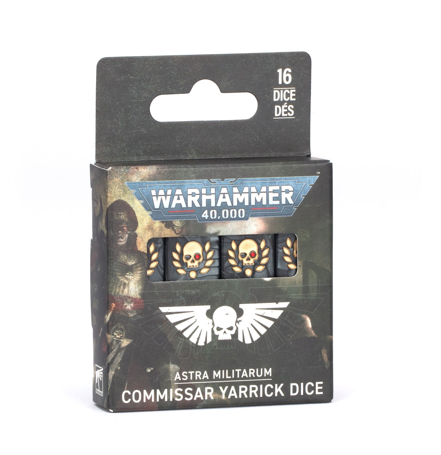 Commissar Yarrick Dice Set - Astra Militarum - Warhammer 40K - Games Workshop - Brand New