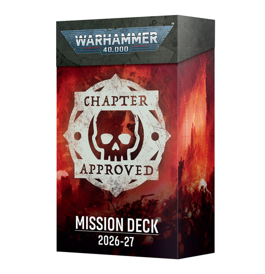 Pre Order: Chapter Approved Mission Deck 2026-2027 - Warhammer 40K - Games Workshop - Brand New