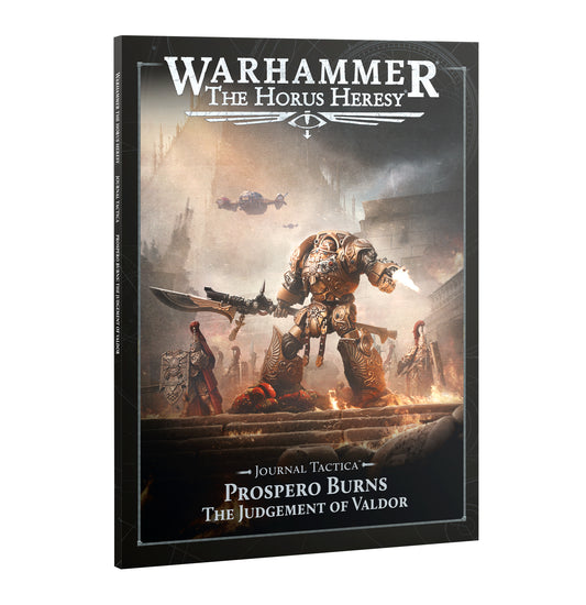 Pre Order: Journal Tactica: Prospero Burns: The Judgement Of Valdor - Warhammer Horus Heresy - Games Workshop - Brand New