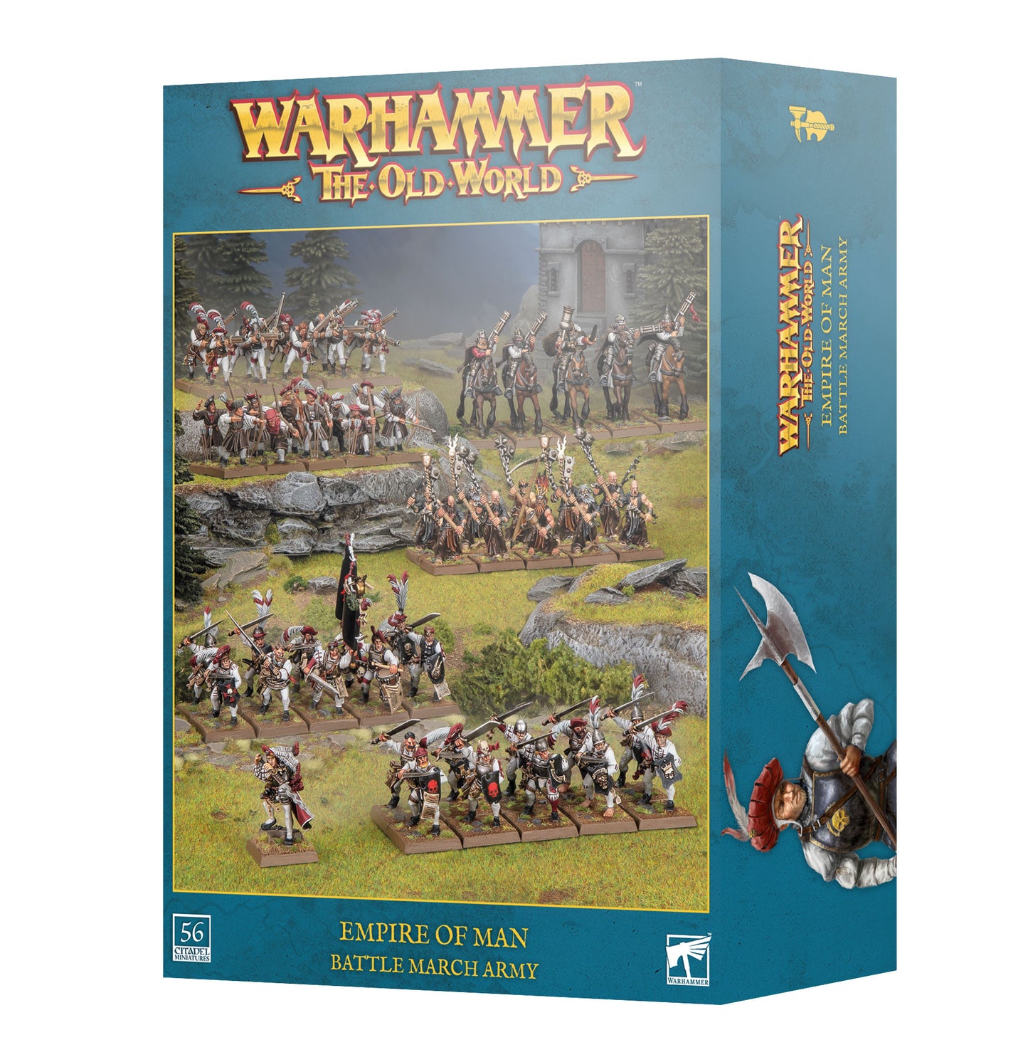 Pre Order: Empire Of Man Battle March Army - Warhammer The Old World - Games Workshop - Brand New