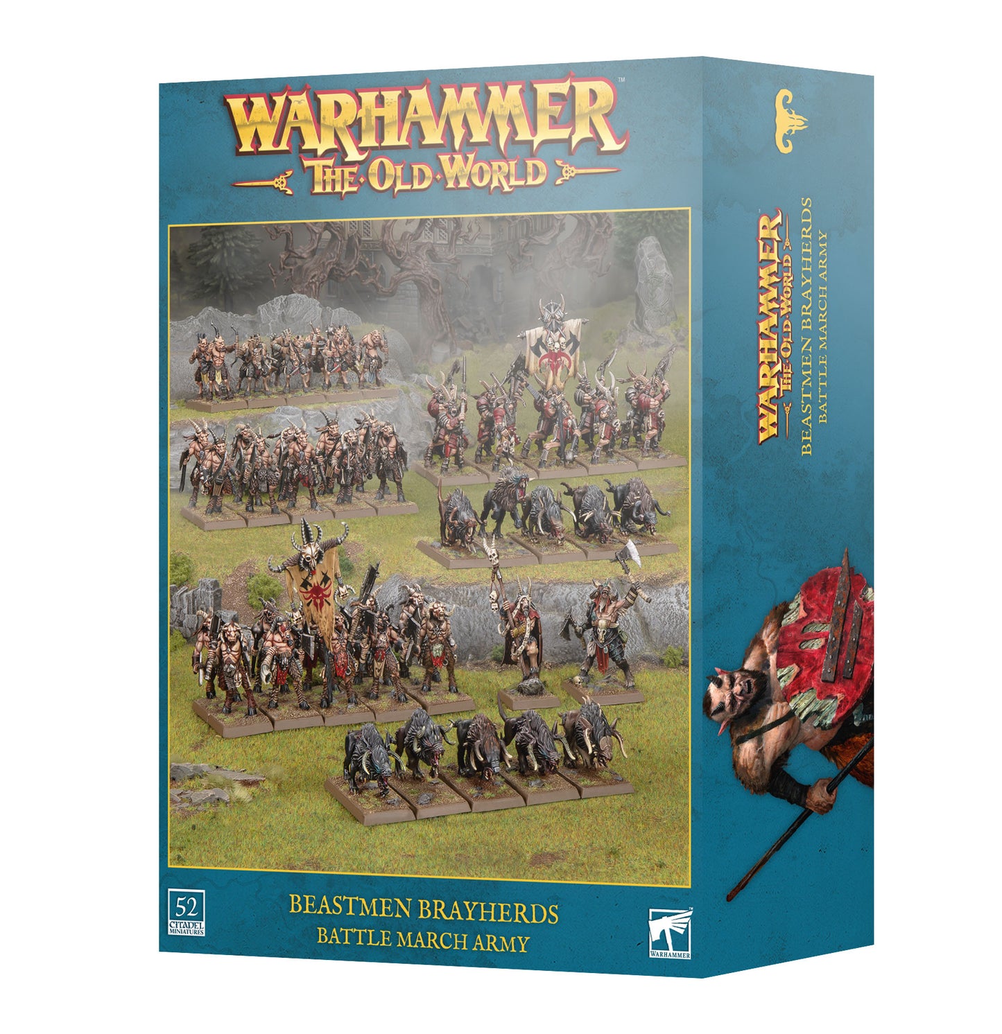 Pre Order: Beastmen Brayherds Battle March Army - Warhammer The Old World - Games Workshop - Brand New