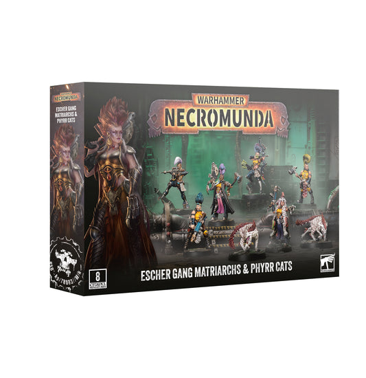 Pre Order: Necromunda: House Escher Matriarchs & Phyrr Cats - Necromunda Warhammer 40K - Brand New