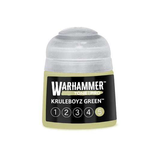 Pre Order: Kruleboyz Green 5 12ml - Warhammer Tone Pro - Games Workshop - Brand New