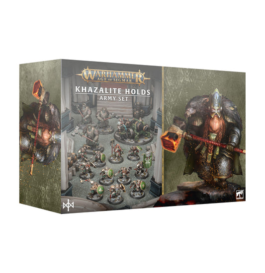 Pre Order: Khazalite Holds Army Set - Khazalite Holds - Warhammer Age Of Sigmar - Brand New