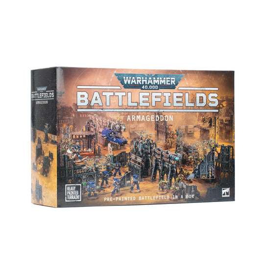 Pre Order: Warhammer 40k Battlefields: Armageddon - Pre-painted Terrain - Warhammer 40k - Brand New