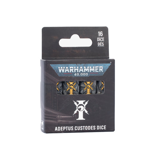 Pre Order: Adeptus Custodes Dice Set - 11th Edition - Warhammer 40k - Brand New