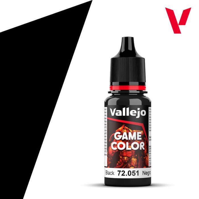 Black - Game Colour Range 18ml - AV Vallejo Paints