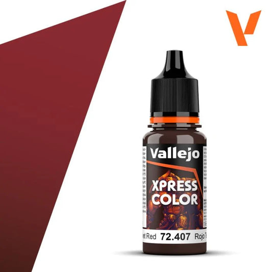 Velvet Red - Xpress Colour Range 18ml - AV Vallejo Paints