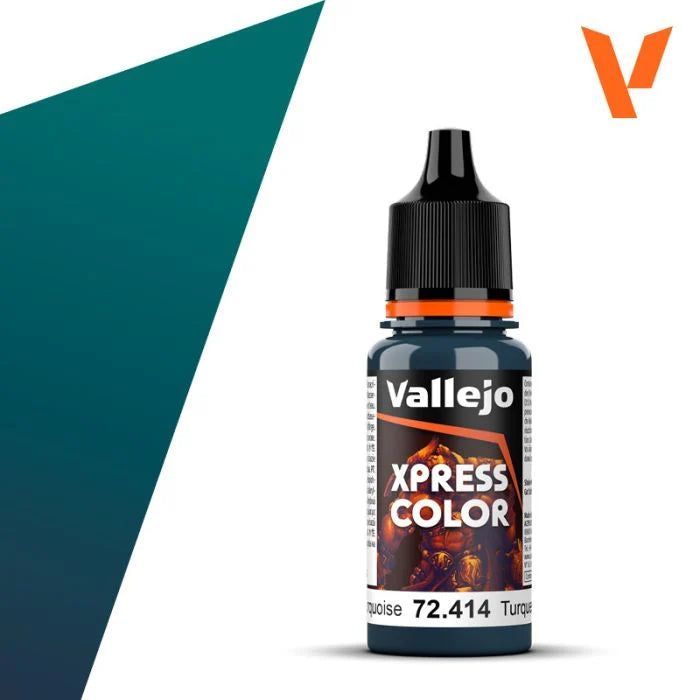 Caribbean Turquoise - Xpress Colour Range 18ml - AV Vallejo Paints