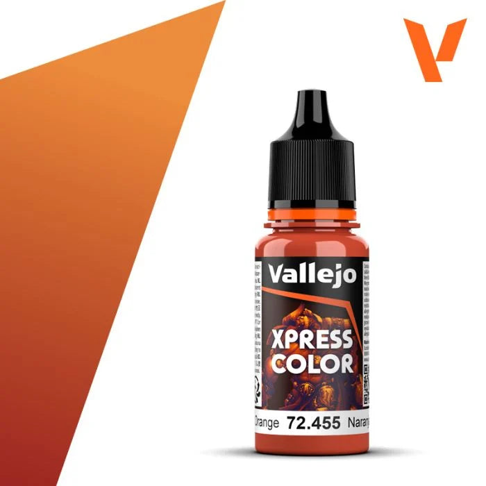 Chameleon Orange - Xpress Colour Range 18ml - AV Vallejo Paints