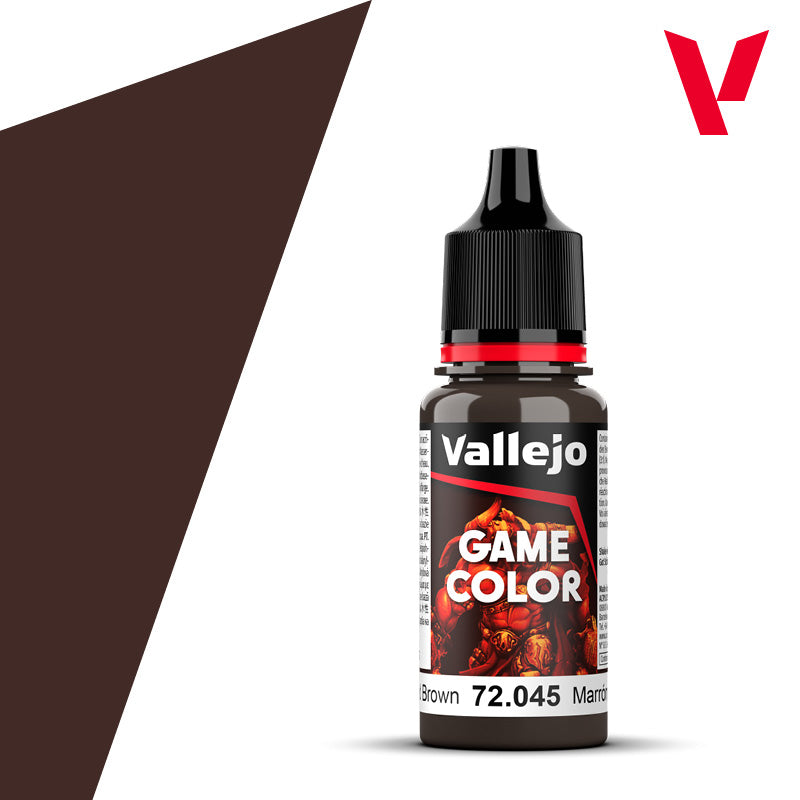 Charred Brown - Game Colour Range 18ml - AV Vallejo Paints