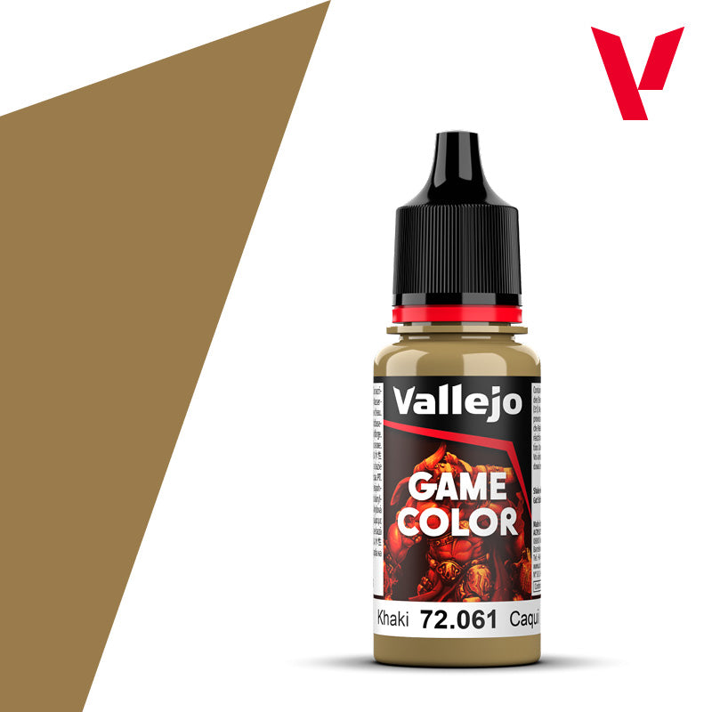 Khaki - Game Colour Range 18ml - AV Vallejo Paints