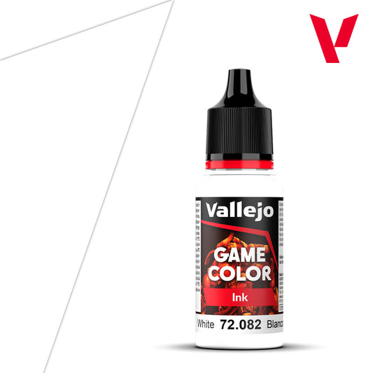 White Ink - Game Colour Range 18ml - AV Vallejo Paints